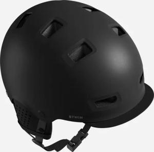 Fahrradhelm City Urban CBH 500 Bowl schwarz