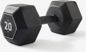 Hantel Crosstraining Krafttraining 20 kg - Hex Dumbbell schwarz
