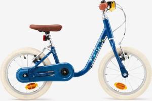 Kinderfahrrad 2-in-1 Laufrad 14 Zoll 3-5 Jahre Discover 900 blau