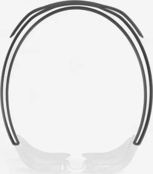 Kopfband Schwimmbrille - BFit / Schwedenbrille / Bfast schwarz