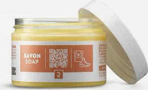 Glycerinseife fest 150 ml für Schuhe und Ausrüstung aus Leder