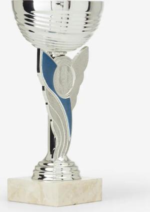 Pokal C130 19 cm silber/blau