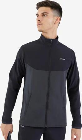 Herren Tennisjacke - Essential schwarz/grau