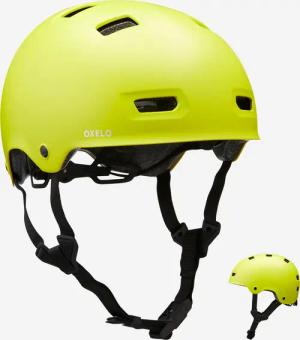 Helm Inliner Skateboard Scooter - MF540 Neon
