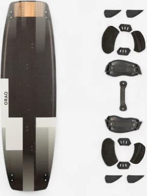 Kitesurfboard Twintip Carbon 138 × 41 cm inkl. Pads und Straps - TT500