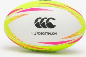 Rugby Ball Touch Rugby Grösse 4 - DECATHLON | Canterbury neongelb/neonpink