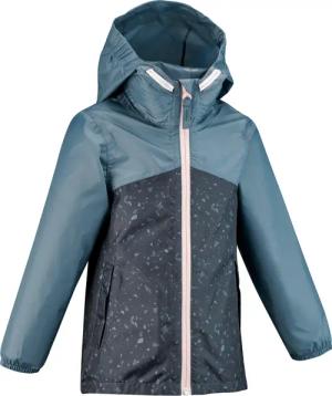 Regenjacke MH100 Kinder wasserdicht Reißverschluss Gr. 92–122 blau
