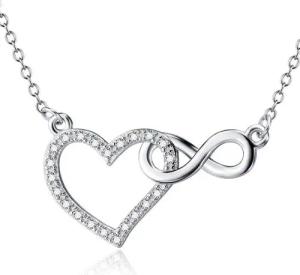 Schmuck-Elfe Collier INFINITY LOVE Herzchen, 925 Sterling Silber