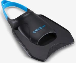 Schwimmflossen kurz Speedo - Biofuse Fitness Fins grau/blau