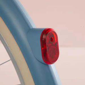 Rücklicht City Bike Elops für Dynamo LED Farbe hellblau