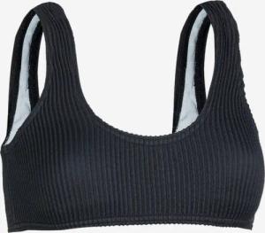 Bikini-Oberteil Mädchen Bustier texturiert - 500 Lana schwarz
