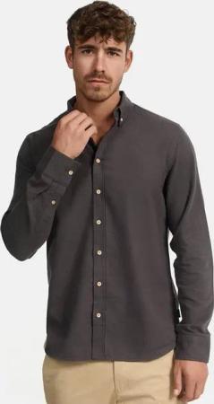 Indicode Langarmhemd Riverside Langarmhemd mit Button-Down-Kragen