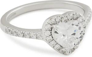 ICED STUFF Ring Heart Gem Weißgold