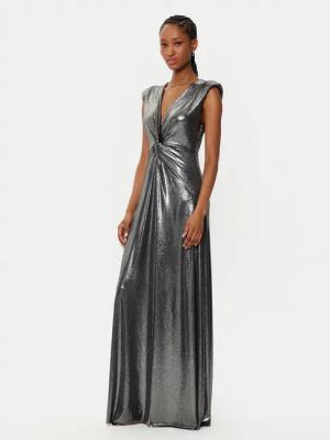 Rinascimento Abendkleid CFC0019762002 Silberfarben Regular Fit