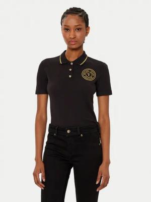 Versace Jeans Couture Poloshirt 78HAGT00 Schwarz Regular Fit