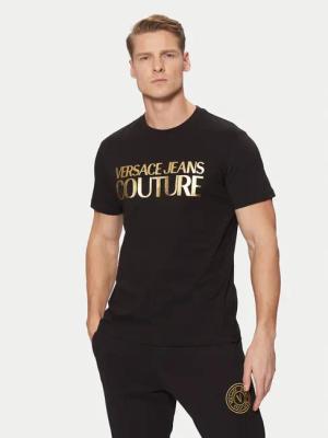 Versace Jeans Couture T-Shirt 78GAHT05 Schwarz Regular Fit