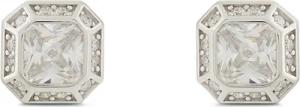 ICED STUFF Ohrringe Emerald Cut Weißgold