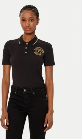 Versace Jeans Couture Poloshirt 78HAGT00 Schwarz Regular Fit