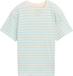 TOM TAILOR Jungen Oversize T-Shirt mit Streifenmuster, blau, Gestreift, Gr. 176