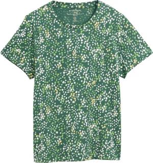 TOM TAILOR Damen T-Shirt mit Print, blau, Gemustert, Gr. M