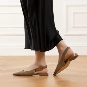 Michael Kors Sandalen - Darrington Sling Flat - Gr. 40 (EU) - in Braun - für Damen