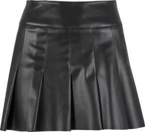 URBAN CLASSICS Sommerrock Urban Classics Ladies Synthetic Leather Pleated Skirt (1-tlg)