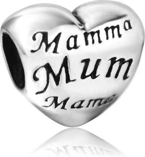 Schmuck-Elfe Bead Mom, Mama, Maman..., 925 Sterling Silber