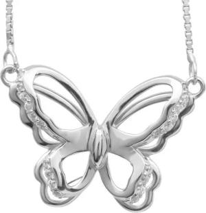 Schmuck-Elfe Collier Schmetterling 3D, 925 Sterling Silber