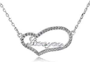 Schmuck-Elfe Collier LOVE YOU, 925 Sterling Silber
