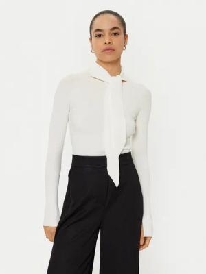 MAX&Co. Pullover 2516361051200 Weiß Slim Fit