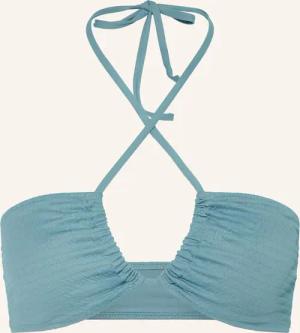 Calvin Klein Set CK MONOGRAM TEXTURE: Bralette-Bikini-Top und Haargummi