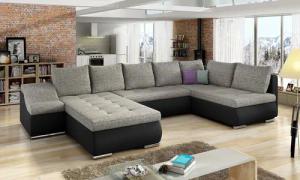 MF Design Wohnlandschaft Gio, mit Bettfunktion