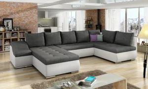 MF Design Wohnlandschaft Gio, mit Bettfunktion