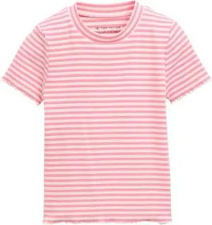 TOM TAILOR T-Shirt Ripp T-Shirt mit Streifenmuster