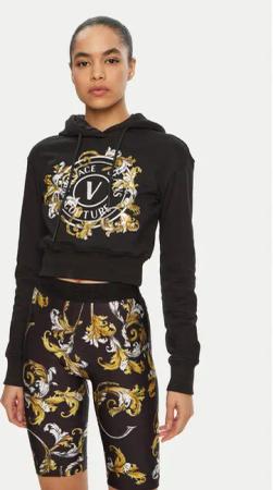 Versace Jeans Couture Sweatshirt 78HAIC01 Schwarz Regular Fit