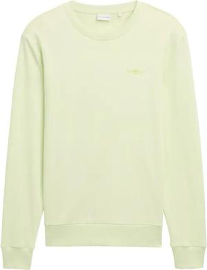 TOM TAILOR Herren Sweatshirt mit Logo-Print, grün, Uni, Gr. L