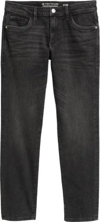 TOM TAILOR Herren TTMARVIN Straight Jeans, schwarz, Uni, Gr. 31/34