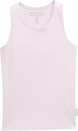 TOM TAILOR Mädchen Basic Ripp Top, lila, Uni, Gr. 164