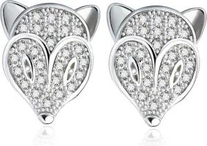 Schmuck-Elfe Paar Ohrstecker Mr. Fox, 925 Sterling Silber
