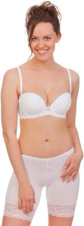 Mey Damen Büstenhebe Panty - DIRNDLWUNDER - weiß