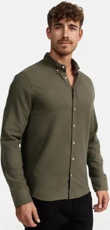 Indicode Langarmhemd Riverside Langarmhemd mit Button-Down-Kragen