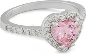 ICED STUFF Ring Heart Gem Weißgold