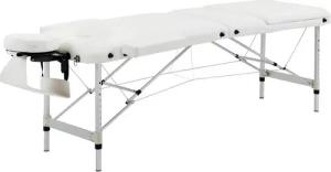 HOMCOM Massageliege weiß PVC B/H/L: ca. 60x215x84 cm