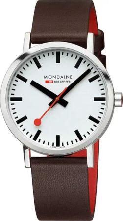 Mondaine A660.30360.11SBGV Herrenuhr Classic SBB vegan 40mm 3ATM