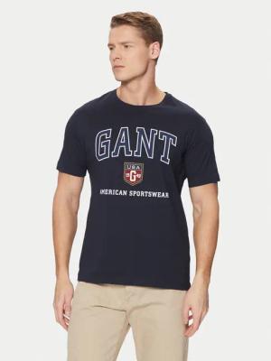 Gant T-Shirt 2003290 Dunkelblau Regular Fit