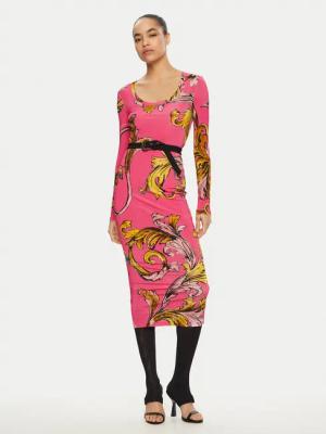 Versace Jeans Couture Kleid für den Alltag 78HAO920 Rosa Regular Fit