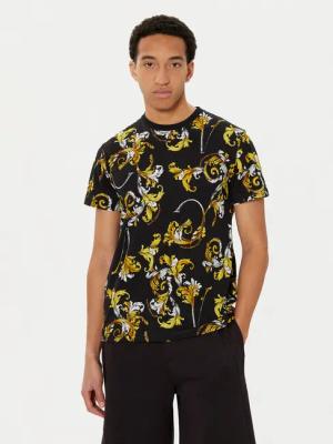 Versace Jeans Couture T-Shirt 78GAH6S0 Schwarz Slim Fit