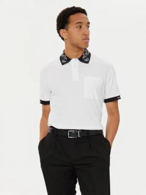 Versace Jeans Couture Poloshirt 78GAGT04 Weiß Regular Fit