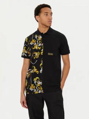 Versace Jeans Couture Poloshirt 78GAG625 Schwarz Regular Fit