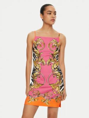 Versace Jeans Couture Sommerkleid 78HAO9P7 NS651 Rosa Regular Fit